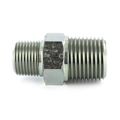 FF42 Pipe Nipple Steel Fitting - 1/4" MP X 1/8" MP 6000 PSI
